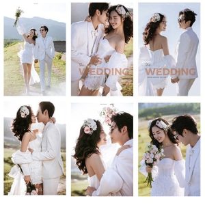 Bộ sưu tập ảnh cưới phong cách Hàn Quốc nhẹ nhàng và lãng mạn ngoài trời.