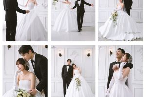 Bộ ảnh cưới cặp đôi phong cách Hàn Quốc sang trọng và nhẹ nhàng được chụp tại studio.