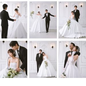 Bộ ảnh cưới cặp đôi phong cách Hàn Quốc sang trọng và nhẹ nhàng được chụp tại studio.