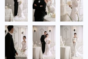 Bộ sưu tập ảnh cưới phong cách Hàn Quốc sang trọng và lãng mạn tại studio.