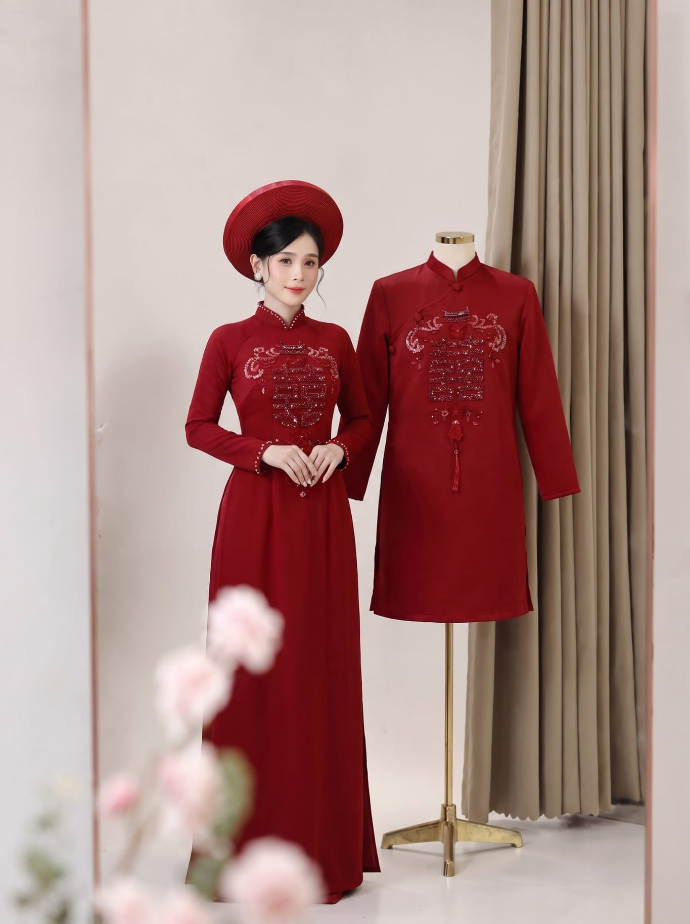Mâm lễ vật ăn hỏi truyền thống được chuẩn bị chu đáo tại Nghệ An