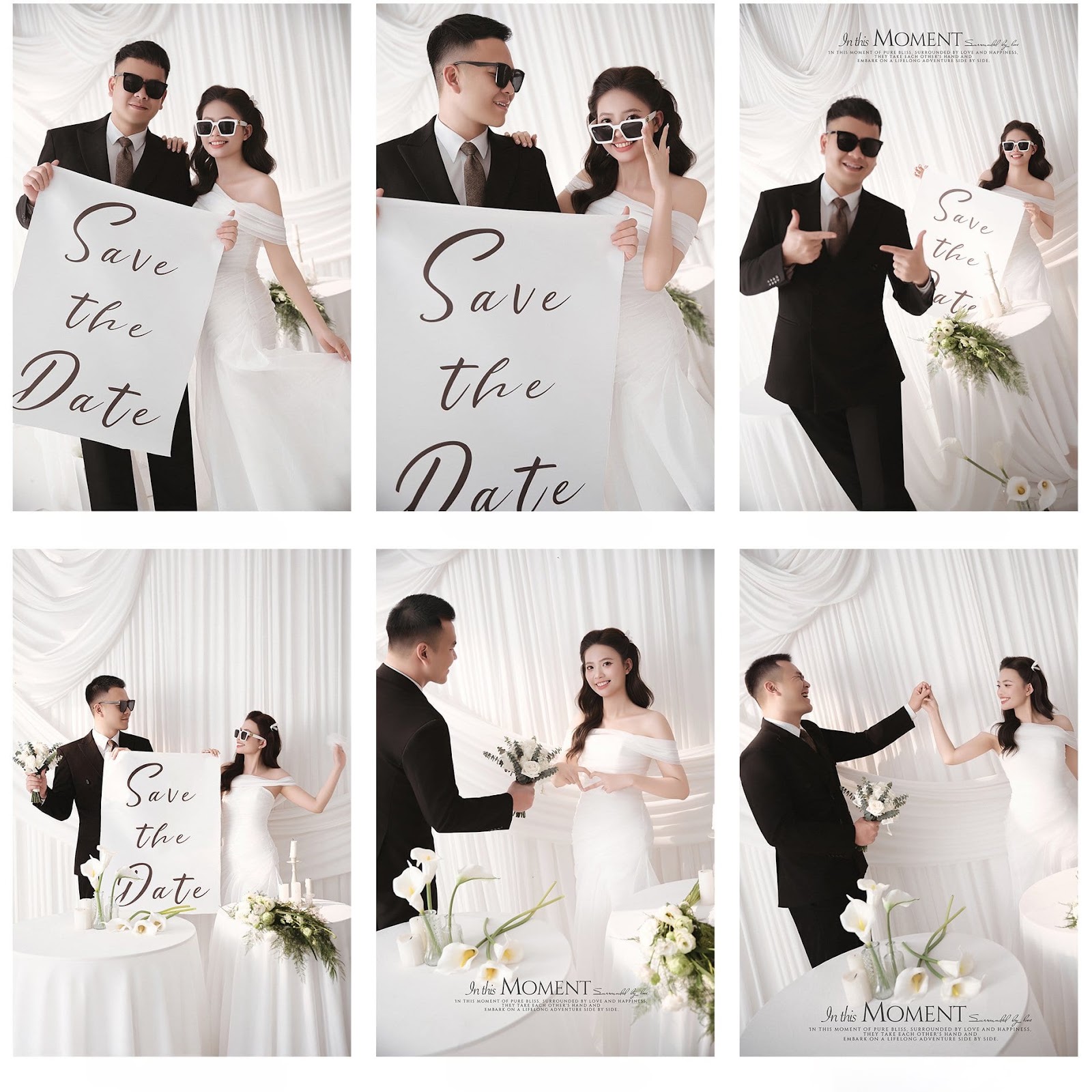 Cô dâu bầu bí chuẩn bị đi đám cưới chụp tại phim trường Khói Studio Vinh