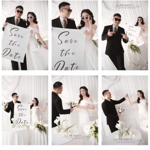 Bộ ảnh pre-wedding của cặp đôi với phong cách Hàn Quốc nhẹ nhàng tại studio.